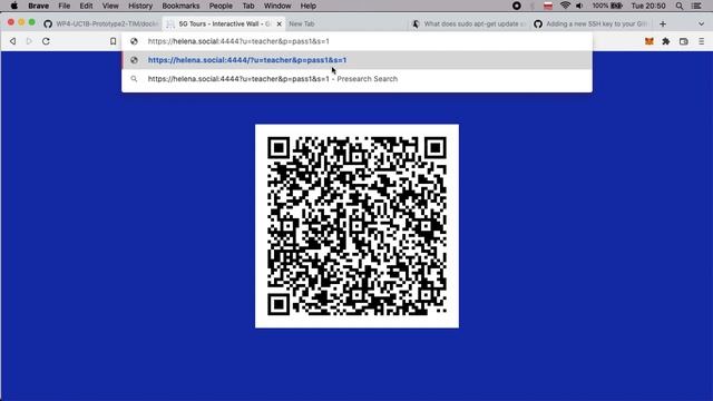 UC1B - Interactive Wall - Docker deployment to https://helena.social:4444/ смотреть онлайн