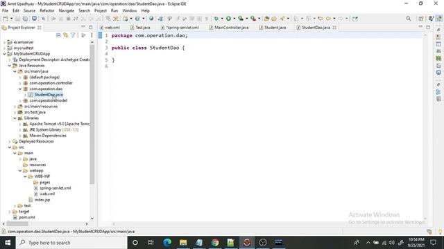 2 Creating Entity Class and create Getter and Setter Method смотреть онлайн