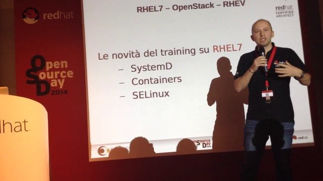 [ITA] OpenSource Day 2014 - Gaetano La Rosa presenta le novità dei corsi Red Hat смотреть онлайн