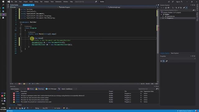 Как вставить закладки в документ с помощью Builder C# смотреть онлайн
