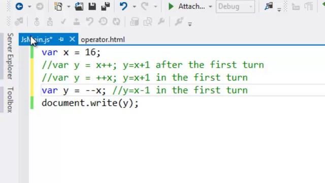 9- js Arithmetic & assignment operators смотреть онлайн
