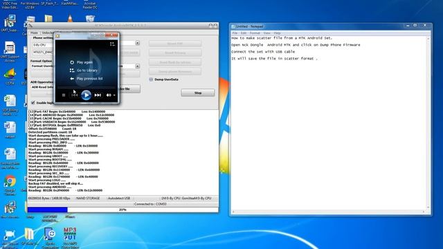Make scatter file of MTK Set,Take Backup of MTK Android set. смотреть онлайн