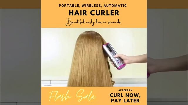 Portable Wireless Automatic Hair Curler смотреть онлайн
