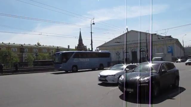 Москва - Моховая улица /Moscow, Mokhovaya Street, 10.05.2015. смотреть онлайн