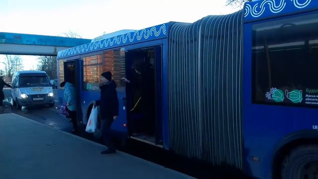 Лиаз 6213.22 маршрут 437 "М. Водный Стадион-а/с. Клин". смотреть онлайн
