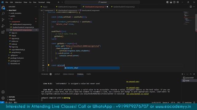 Mastering Data Deletion with Axios | ReactJS Axios REST API Tutorial (Day 5) смотреть онлайн