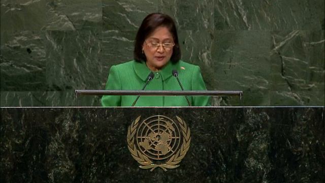 Prime Minister Kamla Persad-Bissessar addresses the UNGA 2014: Population and Development смотреть онлайн
