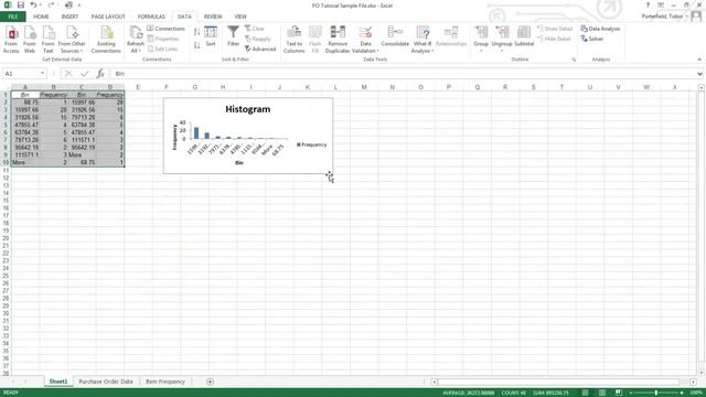 Excel Histogram for Pareto Analysis смотреть онлайн