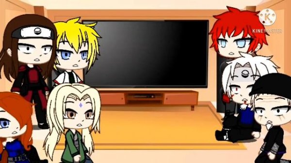 Реакция каге на Боруто и Кару {Gacha Club}