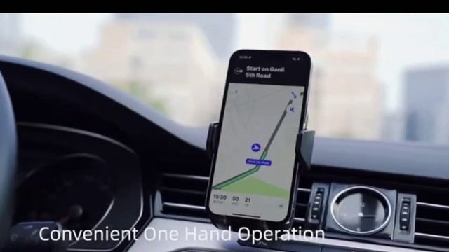 Автомобильный держатель для телефона,безопасное крепление для автомобиля на вентиляционную решётку смотреть онлайн
