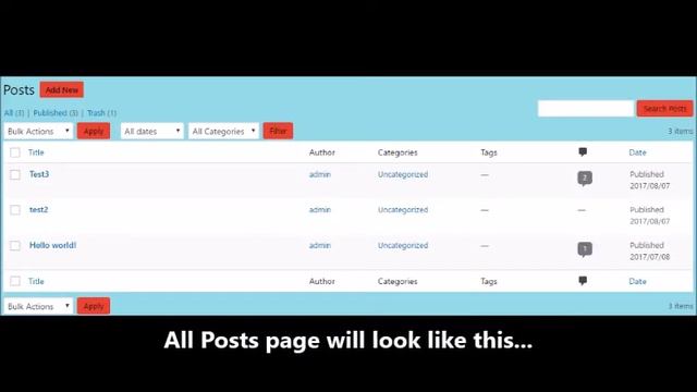 WordPress Admin Panel Designer смотреть онлайн