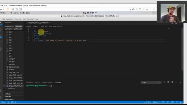 S7E3 - Ansible - Linux Install Apache - Season 7 смотреть онлайн
