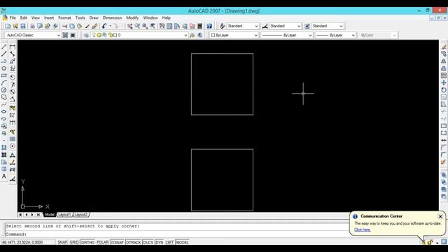 AutoCAD 2007 TUTORIALS -20- Chamfer смотреть онлайн