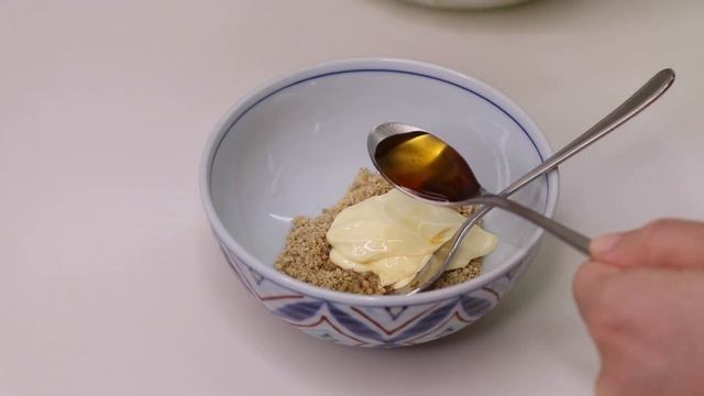 Кунжутная заправка для салата. Японская кухня в Токио. смотреть онлайн