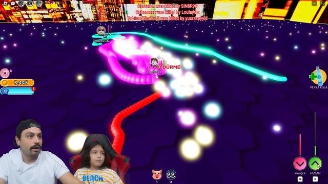 YILAN YEME OYUNU! HER ŞEYİ YEDİK ? Roblox Slither Simulator смотреть онлайн