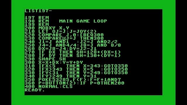 Vision BASIC for the Commodore 64 - Tutorial #1 - Sprite Programming (Example, Spr-editor Review) смотреть онлайн