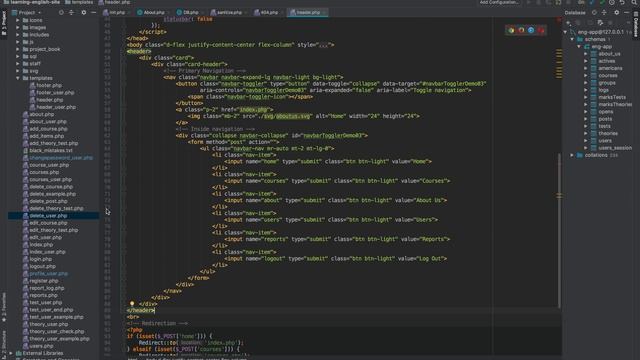 Admin User code explanation - English learning site (php + jquery + bootstrap) смотреть онлайн
