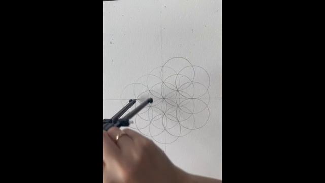 ЦВЕТОК ЖИЗНИ. Самый подробный урок! Мандала смотреть онлайн