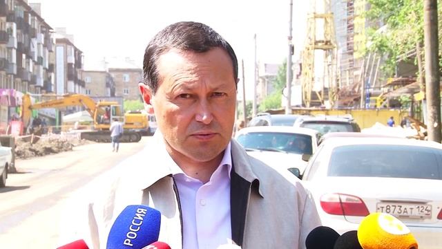 Строители моста через Качу в Красноярске отстают на 3 недели смотреть онлайн