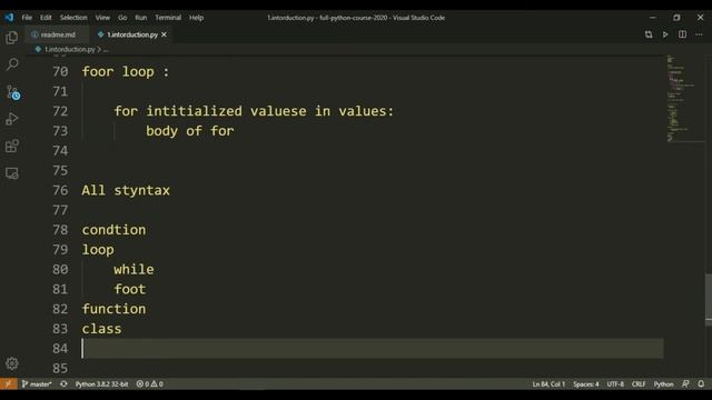 What is the Right way to use indentation, comment and variable in Online Python Class смотреть онлайн