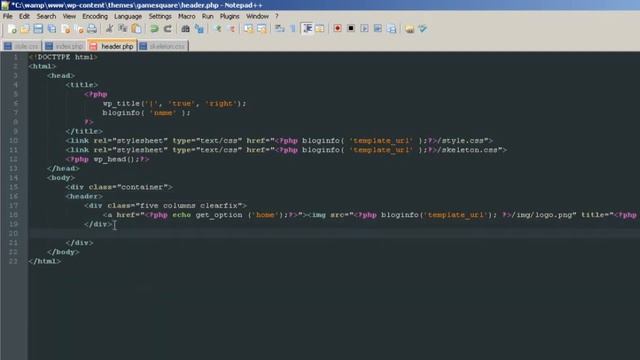 Responsive Wordpress Theme Tutorial - Part 4 - Logo and Navigation Menu смотреть онлайн