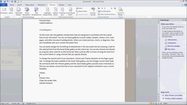 How to use Mail Merge to create letters in Microsoft Word смотреть онлайн