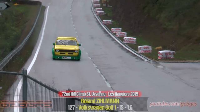 Volkswagen Golf 1 - Roland ZIHLMANN - HILL CLIMB - 2015 - St. Ursanne-les Rangiers смотреть онлайн