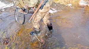 Испытание ВелоКоня в полевых условиях.