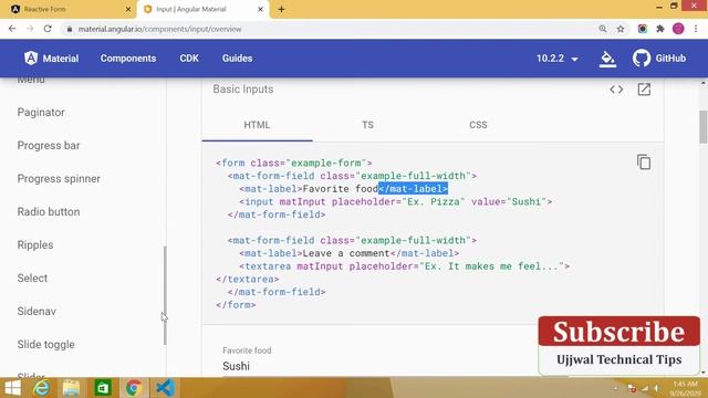 Angular 10 Tutorial #14 Reactive Form Using Angular Material || Ujjwal Technical Tips смотреть онлайн