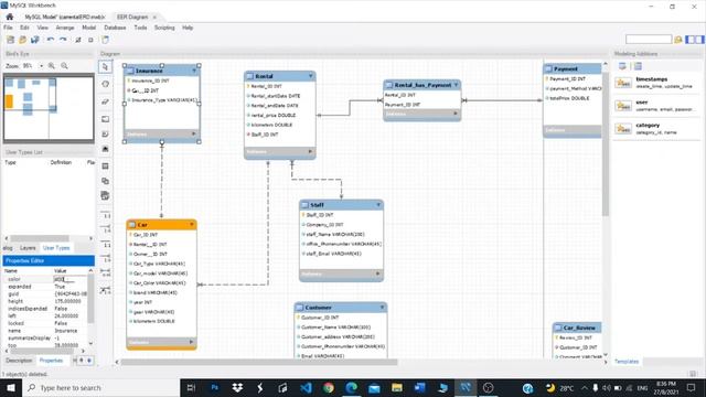 How to change the table color and relational notation in MySQL workbench смотреть онлайн