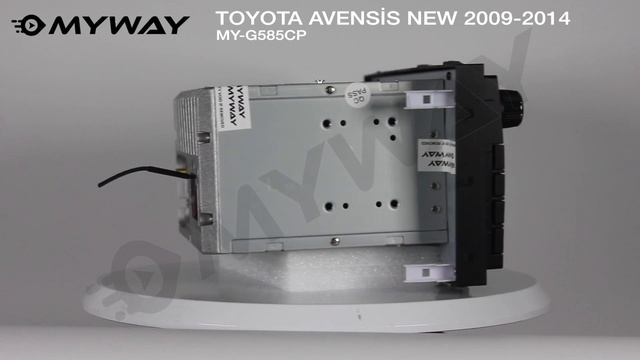 Myway Toyota Avensis yeni kasa 2009-2014 android multimedya ekran MY-G585CP смотреть онлайн