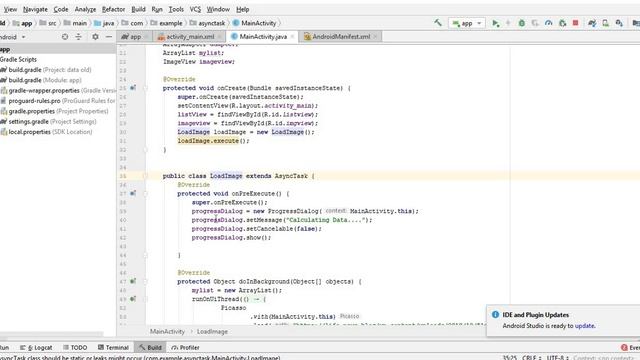 Async Task: Solution to Too Much Load On UI Thread/ Skip frames in Android App смотреть онлайн