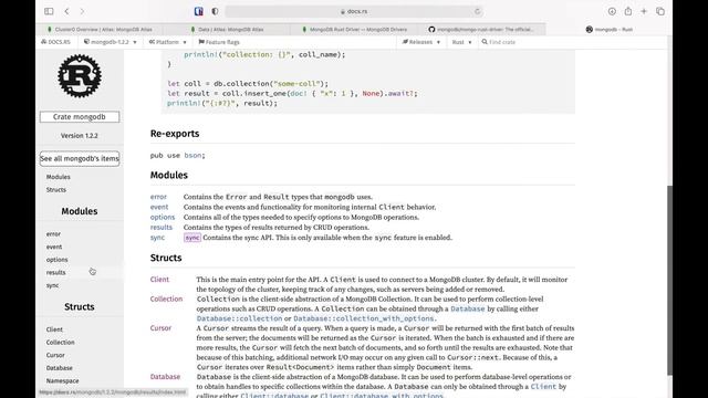 Rust with MongoDB Atlas using Async API (part 1 of 2) смотреть онлайн