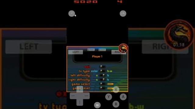 Atari Greatest Hits: Volume 1: Asteroids: Game 8 [Atari 2600] - Nintendo DS Emulated