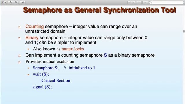 Operating Systems - Lecture 9b смотреть онлайн