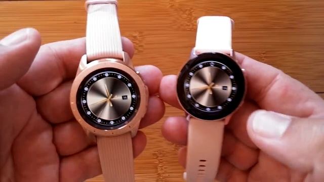 Quick Comparison: Samsung Galaxy Watch (42mm) Vs Galaxy Watch Active (40mm) Women's Smartwatch