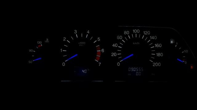 Пересвет щитка ВАЗ с плавным розжигом и тестом стрелок смотреть онлайн