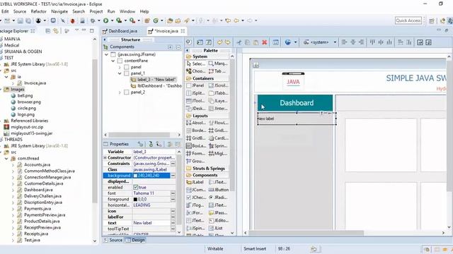 BEAUTIFUL UI DESIGN JAVA AWT SWT SWINGS WINDOWS BUILDER PART 5 - Intact Abode смотреть онлайн