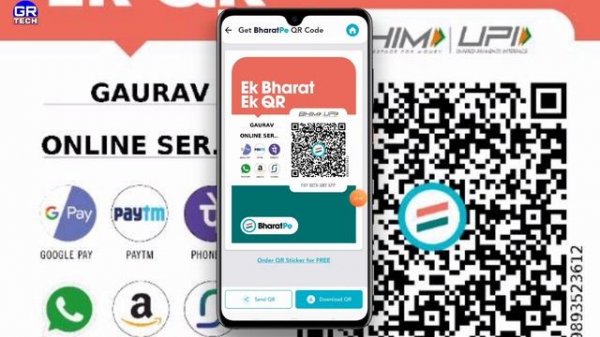 All in One QR Code For Shop | Phonepe,Google pay Paytm | Bharat Pe merchant account kaise banaye