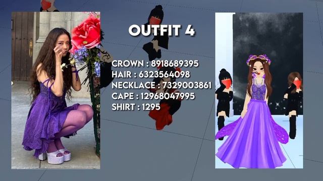 JISOO - '꽃(FLOWER)? | ROBLOX OUTFIT CODES | KIM ELLE смотреть онлайн