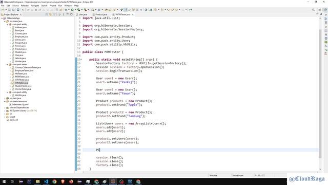 Hibernate-14. Many to Many mapping in Action-1 смотреть онлайн