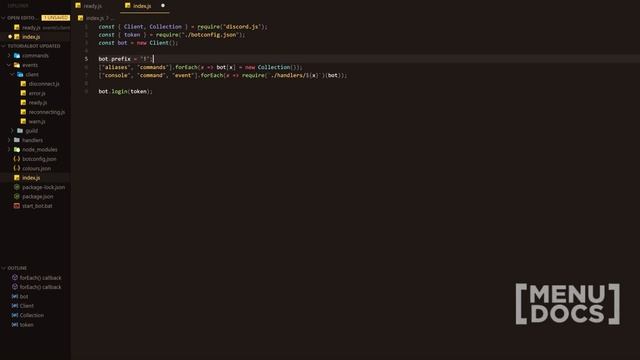 Discord.js v11 Bot Tutorial - Automatic Changing Status UPDATE (Episode #29) | MenuDocs смотреть онлайн