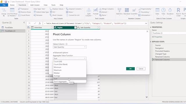 How to create PIVOT TABLE in Power BI using Power Query | PIVOT & UNPIVOT Columns смотреть онлайн