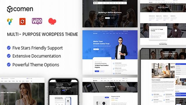 Comen | Multi-purpose Business WordPress Theme | Themeforest Website Templates and Themes смотреть онлайн