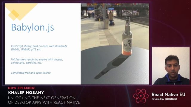 React Native EU 2021: Khalef Hosany - Unlocking the next generation of desktop app with React Nativ смотреть онлайн