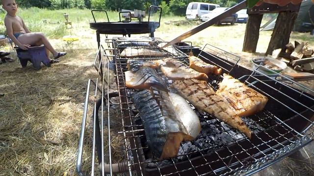 Накормили всех! Много мяса не бывает. Миха удивляет! Сильный значит сытый смотреть онлайн