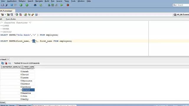 Tutorial SQL - 05 Funciones de Texto (Character Functions) смотреть онлайн