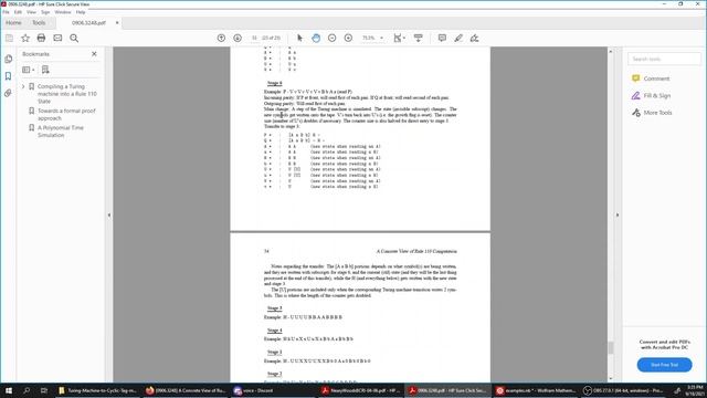 Compiling a Turing machine to a cyclic tag system смотреть онлайн