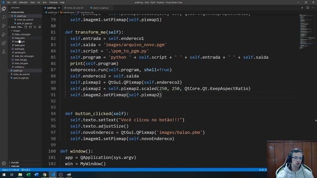 PDI - Semana 09: PyQt5 - Executar scripts externos - aula 05 смотреть онлайн