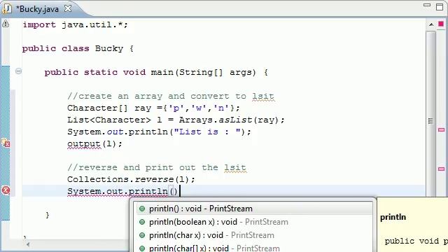 Intermediate Java Tutorial - 10 - Methods reverse and copy смотреть онлайн